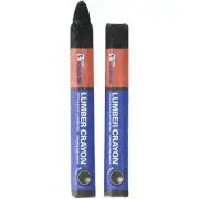 CH Hanson El Marko Lumber Crayon-Traditional Black 2Pcs. Carded