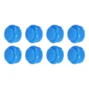 Momentary Game Push Button Switches Game Small Button 30mm/Blue/8 Pcs