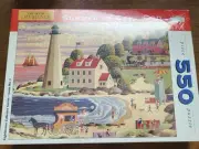Spilsbury Puzzle Cape Cod Heronim Art 500 Piece Puzzle Lighthouse NEW Unopened