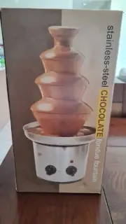 4 Tiers Chocolate Fountain Melting with Heating Fondue Waterfall Pots Machine AU