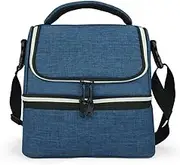 EAGLEMATE 10Litre Soft Insulated Lunch Bag,Portable & Stylish Thermal Lunch Bag for Women or Men, Ideal for Work, School, Picnics & Travel
