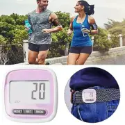 LCD Pedometer Step Walking Jogging Calorie Counter Belt M1D1 USA Distance M5R6