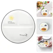 Feeding Kids Plates Compartment Fat Reduction Meal Dishware Child