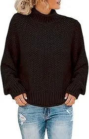 [GOLDSTITCH] Women's Sweaters Casual Long Sleeve Crewneck Color Block Patchwork Pullover Knit Sweater Tops