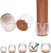 32 Pack Chair Leg Caps Silicone Feet Table Covers Protectors for Hardwood Floors