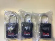 Vault Locks Key Lock Box Waterproof Combination Hanging Lock Keysafe 3-PACK