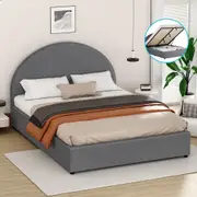 ALFORDSON Bed Frame Gas Lift Base Double