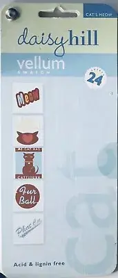 Daisy Hill CAT’S MEOW VELLUM SWATCH - 24 Sheets - New