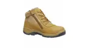 Hard Yakka Y60150 UTILITY Work Boots WHEAT Steel Cap Safety Zip Side SIZE 7(US8)