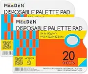 MEEDEN Disposable Palette Paper Pad 9x12 Inch,40 Sheets,54 lb,Premium Bleed-Proof Paint Palette with Thumb Hole, Mixing Paper Pad for Oil, Acrylic Painting