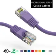 12'ft CAT5'e Network LAN Patch Cable Cord 350 MHz RJ45 Pack Ethernet utp Copper