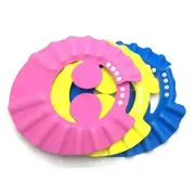 2×Adjustable Baby Kids Shampoo Bath Bathing Shower Cap Hat Wash Hair Shield HUS#