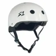 S1 S-ONE LIFER HELMET WHITE SKATE SKATEBOARD HELMET BICYCLE CERTIFIED