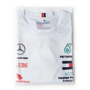 2023最新f1賽車服+奔馳amg Petronas Team F1球衣+男女夏季短袖T恤