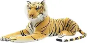 CHTH 28" Realistic Jungle Stuffed Animals Soft Plush Toy Tiger Giant Stuffed Animal Large Tiger Toys Plush