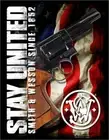Smith & Wesson Stay United Metal Sign 2nd Amend. Fire Arm Guns Ammo Décor Gift