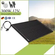 300W Solar Panel Kit 12V 300 Watt Mono Caravan Camping Home Battery Charge Power