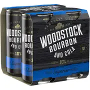Woodstock Bourbon & Cola 10% Can 200mL