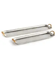 Napa Home & Garden Set of 2 Helena Decorative Long Trays