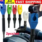 2PCS Flexible Draining Tool Snap Funnel, Flexible Fold Oil Funnel Tool -2023 NNV