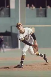 World Series Pittsburgh Pirates Steve Blass in action vs Baltimore- Old Photo