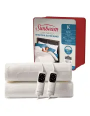 [Sunbeam] Sleep Perfect Anti-Bacterial Electric Blanket in White