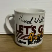 Hand Signed in the 1990s Kevin Walters Kerrod Walters Mug Coke Let’s Go Broncos