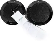 JabraSpeak 410 | 2-Pack USB Speakers – Portable Conference Speaker and Microphone Bundle for Meetings, Conference Rooms, and Remote Work | Speakerphone and Computer Speakers with Microphone