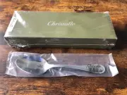 *CHRISTOFLE - MIMOSA - 1 SOUP SPOON - NEW Old Stock Flatware Silverware GLOSSY