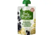 Only Organic 6 Months+ Banana Blueberry & Quinoa 120g