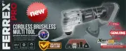 NEW ALDI FERREX PRO 20V LI-ION CORDLESS BRUSHLESS MULTI TOOL SKIN ONLY XFINITY