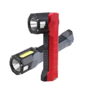 8W LED+15W COB 1000LM LED Work Light 500M Long Range Super Bright Flashlight Built-in 18650 battery Working Lamp