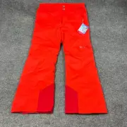 Helly Hansen Pants Mens XL Red Waterproof Primaloft Recco 4 Way Stretch Tech Ski