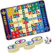 Alipis Flying Chess Mat Crawl Pad Aeroplane Chess Game Pad Toddler Toys Crawl Toys Memory Foam