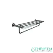 PLD Brugge Chrome Towel Rack / Shelf BRTS