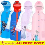 KIDS RAINCOAT JACKET WATERPROOF COVER BOYS GIRLS BACKPACK RAIN WEATHER HEROES