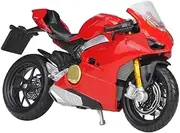 for DU&CA&TI for Pa&ni&ga&le V4 1:18 Heavy-Duty Locomotive Model of Simulated Alloy Motorcycle Motorcycle Engine Toy Replica Model