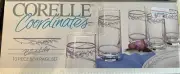 NIB - Vintage Corelle Coordinates Blue Lily Glasses