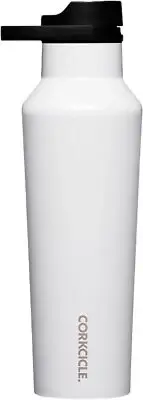 Corkcicle Sport Canteen Insulated Tumbler, Gloss White, 20 oz