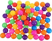 GALPADA 100pcs Plastic Balls for Boys and Girls Beach Toy Set Mini Beach Balls for Toddlers Indoor Outdoor Play Safe Materials Bright Colors