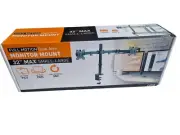 Monitor Mount Computer Stand Dual Arm CREST Tilt , Pan , 360 Degrees Twin