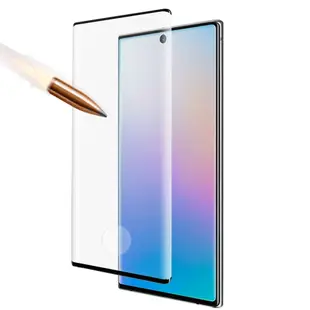 揚邑 三星 Galaxy Note 10 滿版鋼化玻璃膜3D曲面指紋解鎖防爆抗刮保護貼