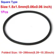 1.5mm Square Type Rubber Drive Belt Tape for Cassette Recorder Turntable CD DVD