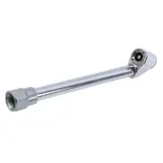 Silver Tire Air Pump Hose Nozzle Gauge Inflatable Head Chuck Tools Metal Parts