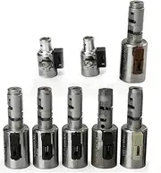 1Set 8Pcs 09G TF60-SN TF60SN Automatic Transmission Gearbox Valve Body Small Shift Solenoid Set Compatible for VW Golf Passat Compatible for Skoda Car Accessories