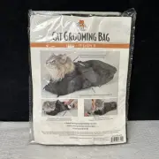 Top Performance Cat Grooming Bag Large 19"Lx10 1/2"W Heavy Duty Black Mesh