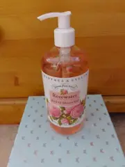 Crabtree And Evelyn. Rosewater Bath And Shower Gel. 500ml. Pump. Brand New.
