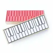 Jumbo Piano Diagram Rubber Stamp