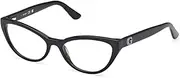 [GUESS] GU50236 001 Shiny Black 54/17/140 Women's Glasses, 001 Shiny Black, 54/17/140