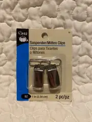 Dritz Suspenders/Mitten Clips 2pc New
